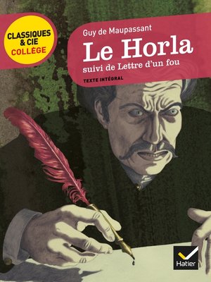 cover image of Le Horla, suivi de Lettre d'un fou